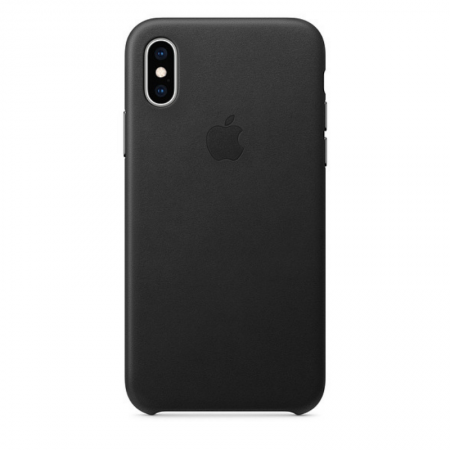 Funda iPhone Xs cuero negro Apple Donostia San Sebastian