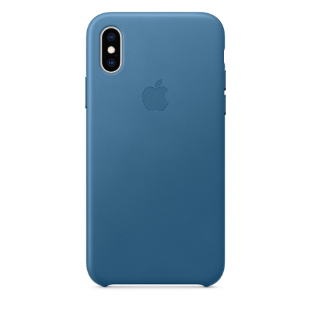 iPhone Xs Leather Case Cape Cop Blue Apple Donostia San Sebastian