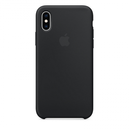 iPhone Xs Silicone Case Black Donostia San Sebastian