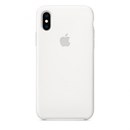 iPhone Xs Silicone Case White Apple Donostia San Sebastian