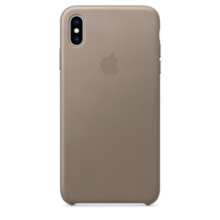 iPhone Xs Max Leather Case Taupe Apple Donostia San Sebastian España