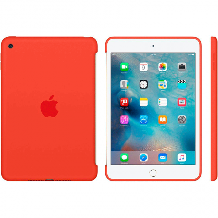 Funda de silicona apple para ipad mini 4 color naranja