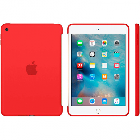 Funda de silicona apple para ipad mini 4 color rojo