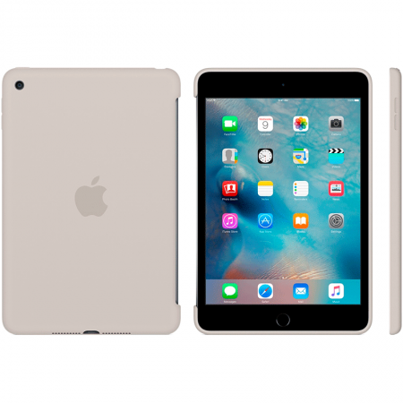 Funda de silicona apple para ipad mini 4 color hueso