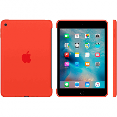 Comprar Funda de silicona apple para ipad mini 4 color naranja