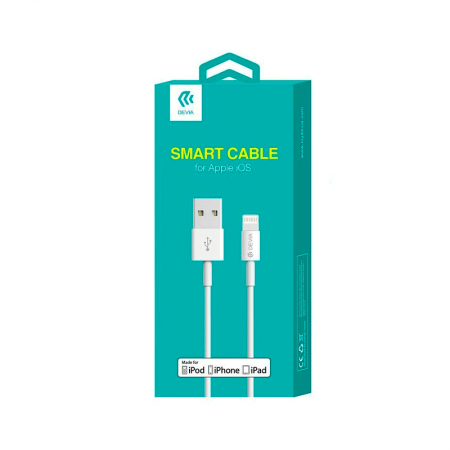 Cable de carga lightning Devia para iPhone, iPad y iPod