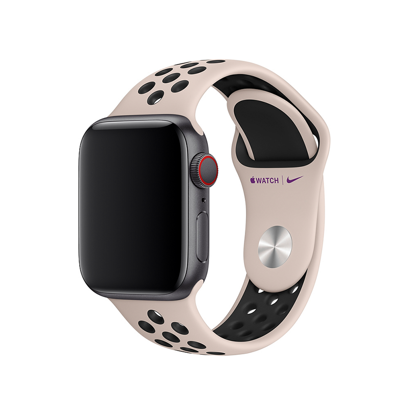 Correa Nike Apple Watch - Arena y Negro | Sicos Donostia