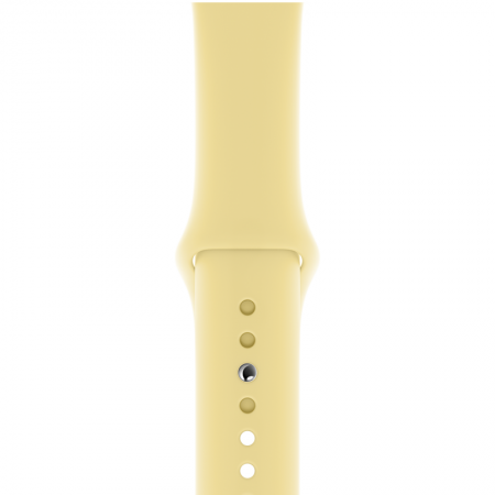 Correa apple watch series 5 amarillo crema