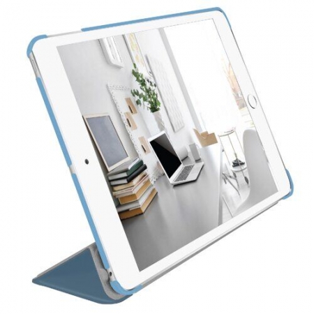 comprar funda azul con tapa para ipad 2019