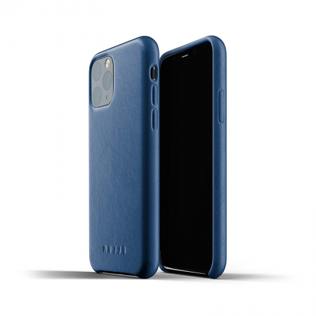 funda de cuero para iphone 11 pro color azul