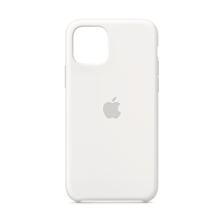 Funda de silicona blanca de aplpe para iaphone 11 pro