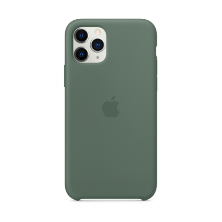 comprar funda para iphone 11 pro de silicona color verde