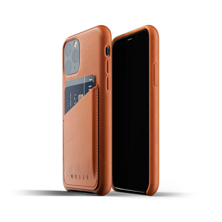 funda de cuero vegetal mujjo para iphone 11 pro