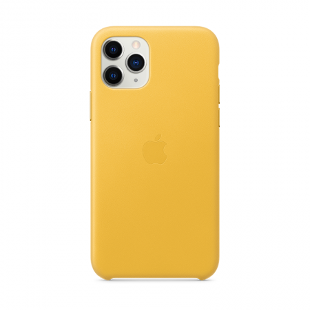 comprar funda de cuero apple para iphone 11 pro amarilla de apple