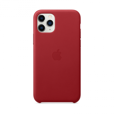 Comprar funda roja cuero iphone 11 pro