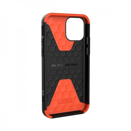 Funda UAG Civilian Negra y naranja para iPhone 11 Pro