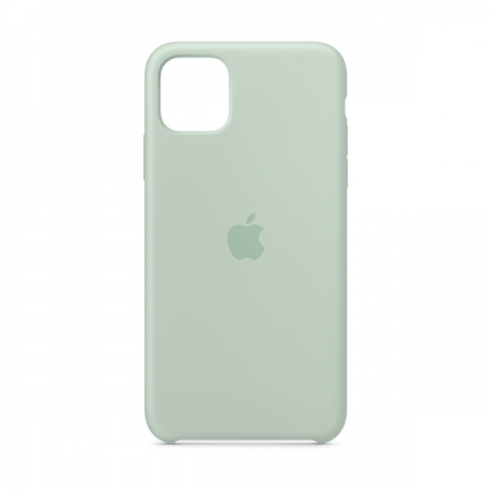 Funda de silicona Apple Verde Berilo para iPhone 11 Pro Max