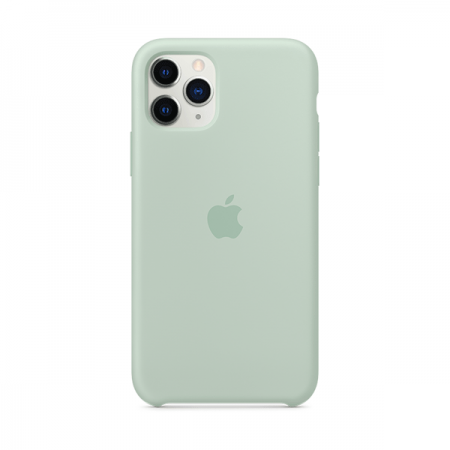 Funda de silicona apple verde beril para iphone 11 pro