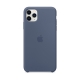 Funda de silicona Apple Azúl Alaska para iPhone 11 Pro Max