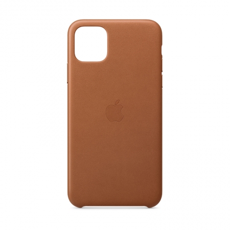Funda de cuero marrón para iphone 11 pro max de apple