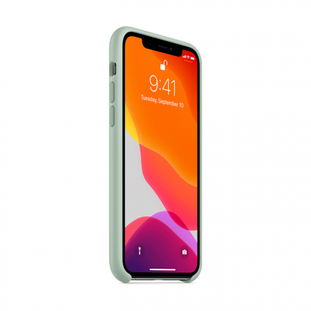 Funda de silicona apple verde beril para iphone 11 pro