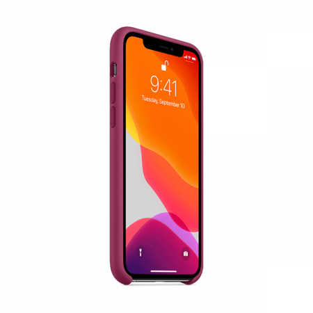 Funda de silicona apple granate para iphone 11 pro