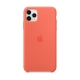 funda de silicona naranja para iphone 11 pro max