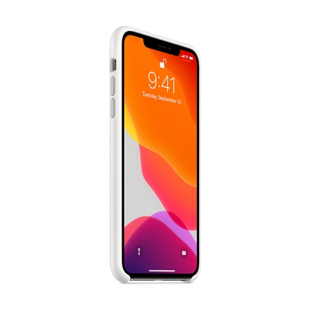 Funda de silicona Apple Blanca para iPhone 11 Pro Max