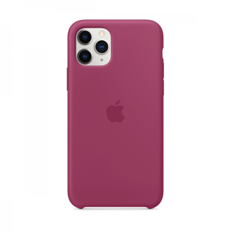 Funda de silicona apple granate para iphone 11 pro