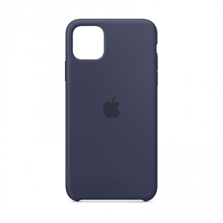 Funda de silicona Apple Azúl Noche para iPhone 11 Pro Max