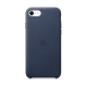 Funda de cuero azul de Apple para iPhone SE 2020