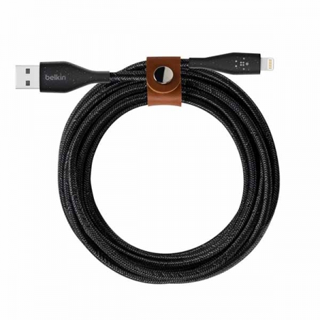 Cable lightning Duratek negro para iphone y ipad belkin