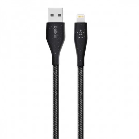 Cable lightning Duratek negro para iphone y ipad belkin