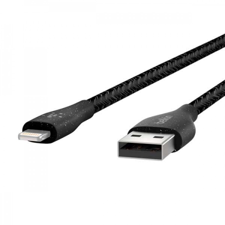 Cable lightning Duratek negro para iphone y ipad belkin