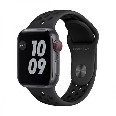 apple-watch-nike-se-40mm-gps+cel-gris-espacial-correa-negra