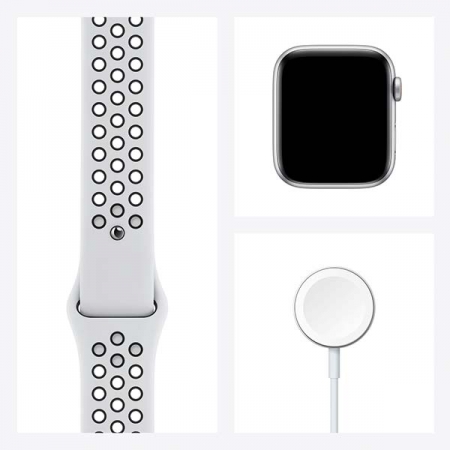 apple-watch-nike-se-44mm-gps+cel-plata-correa-deportiva-blanca