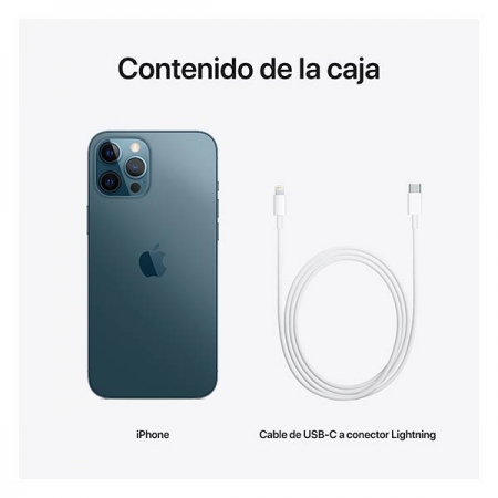 Cargador iPhone 12 Pro Max Azul