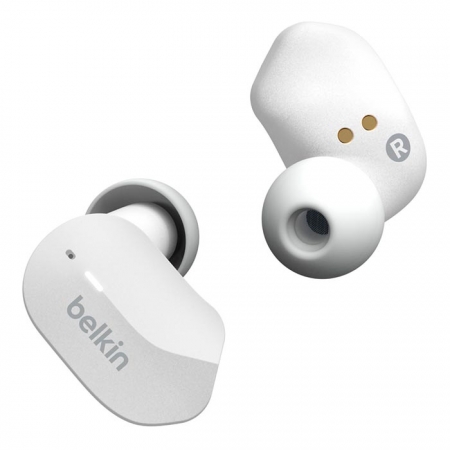 Auriculares Inalámbricos Belkin Soundform blanco con almohadillas para iPhone
