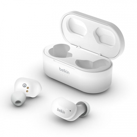 Auriculares Inalámbricos Belkin Soundform blanco con almohadillas para iPhone
