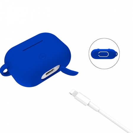 Funda de silicona Azul para AirPods Pro