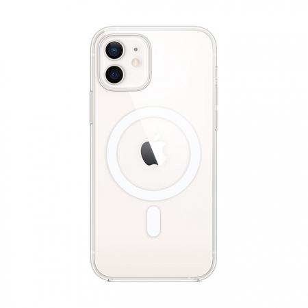 Funda Apple Transparente Magsafe iPhone 12 Blanco