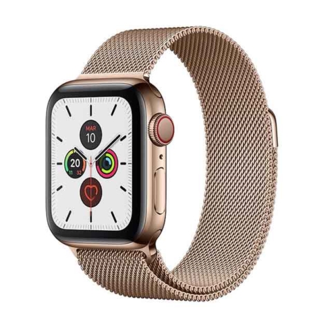 Apple Watch series 5 acero inoxidable dorado