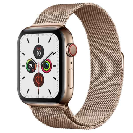 comprar Apple Watch series 5 acero inoxidable dorado