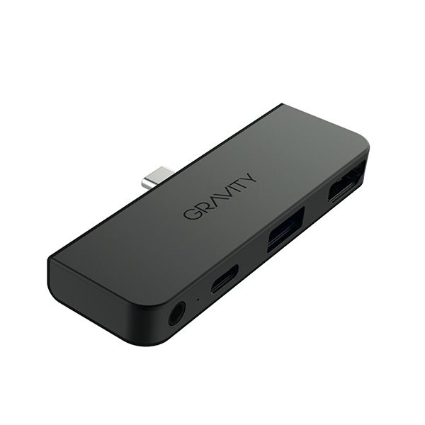 Adaptador HDMI a USB-C Gris de Gravity