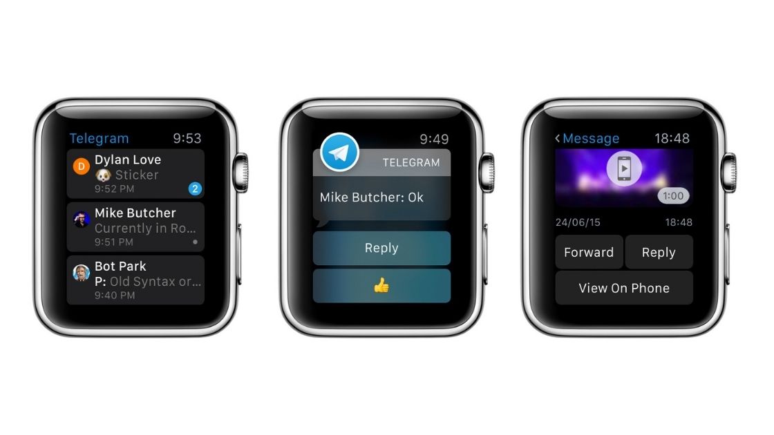 Telegram Apple Watch