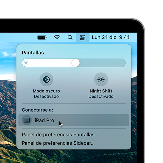 Utilizar Sidecar con macos Bigsur