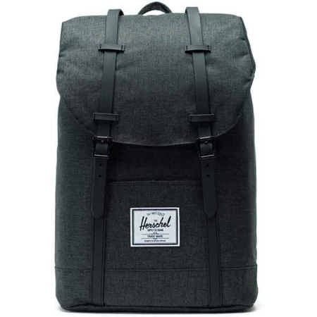 Mochila Herschel Retreat Black Crosshatch