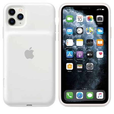 Funda Smart Battery Case iPhone 11 Pro Max Blanca