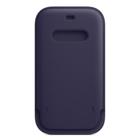 Funda integral de piel iPhone 12 y iPhone 12 Pro Violeta profundo