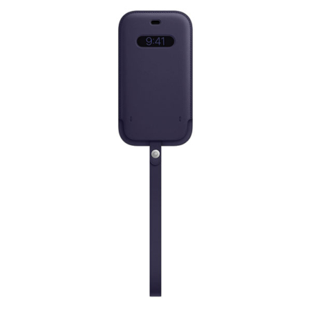 Funda integral de piel iPhone 12 y iPhone 12 Pro Violeta profundo